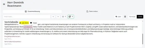 askONYA inline — Rechtsklick auf jeden Text, um sofort zu ergänzen, zu erklären oder zu aktualisieren.